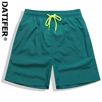 Бренд Datifer 2023, Плавательные шорты, Мужские нейлоновые однотонные пляжные брюки большого размера, Короткая спортивная одежда для бега, Многоцветная