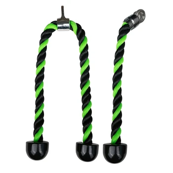 Натяжение скакалки для трицепса Сверхпрочная скакалка для крепления кабеля для фитнеса с одной головкой скакалка для трицепса для домашнего тренажерного зала