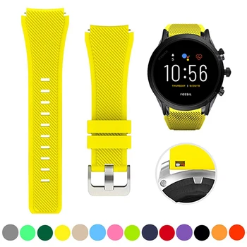 22 мм Силиконовые Ремешки Для samsung Galaxy watch 46 мм/Watch3 45 мм/Gear S3 Ремешок для Huawei watch GT 3 2 46 мм Браслет