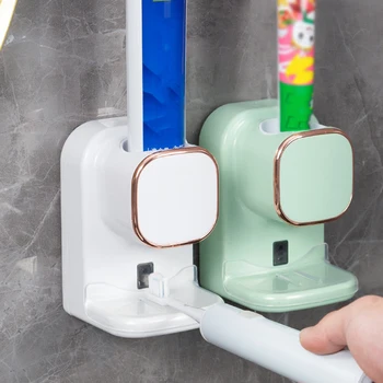 Автоматический дозатор зубной пасты, умный настенный дозатор зубной пасты, Съемный, Съемные аксессуары для ванной комнаты
