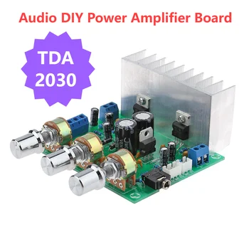 TDA2030 Аудио Плата Усилителя мощности DIY Готовые Усилители звука Мощностью 15 Вт + 15 Вт HiFi Стерео Аудио Усилитель Мощности для LM1875