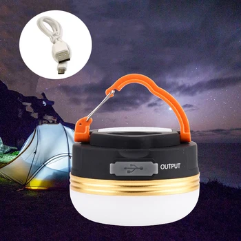 Светодиодный Кемпинговый фонарь USB Аккумуляторный Блок питания Кемпинговые фонари с магнитным основанием Водонепроницаемый Фонарь для палатки на открытом воздухе