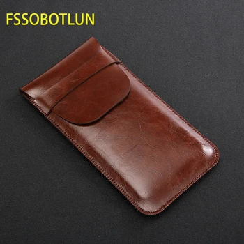 FSSOBOTLUN, Для Apple iPhone 15 / iphone 15 plus Кожаный Чехол Из Микрофибры, Чехол-накладка Ручной Работы, Полный Защитный Чехол-сумка