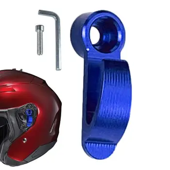 Универсальный крюк для шлемов Крюк для мотоцикла из алюминиевого сплава с одним отверстием Боковой кронштейн Винт для крепления багажа Аксессуары для мотоциклов