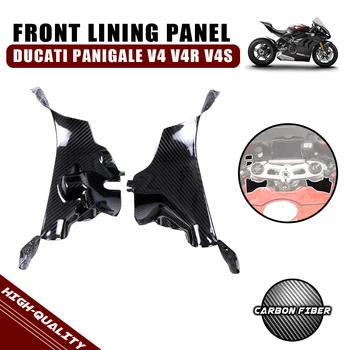 Для Ducati Panigale V4/V4S/V4R 2018-2022 100% Углеродное Волокно Передняя Облицовочная Панель Мотоцикла Модифицированные Запасные Части Аксессуары