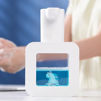 Автоматические дозаторы пены для мыла, заряжаемые через USB, Бесконтактные дозаторы жидкой пены, дезинфицирующее средство для рук для ванной комнаты в отеле