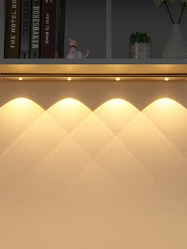 Ультратонкая интеллектуальная светодиодная индукционная лампа для человеческого тела Перезаряжаемая самоклеящаяся лампа Hill с подсветкой в винном шкафу