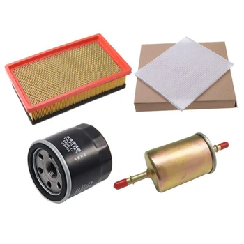Кондиционер, салонный фильтр, Воздушный фильтр, Масляный фильтр, Топливный фильтр, комплект для китайского CHANGAN ALSVIN V3 1.3L 1.4L 2012-2015