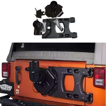 Комплект для крепления запасного колеса автомобиля, кронштейн для усиления задней двери Jeep Wrangler JK 2007-2017