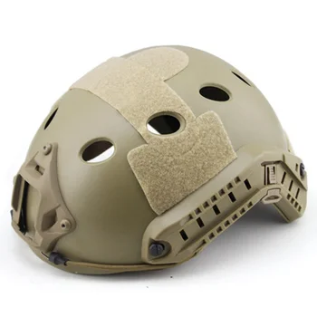 Военно-тактический быстрый шлем (стандартная версия-Тип PJ-Снаряжение для скалолазания и велоспорта с круглыми отверстиями, аксессуары для страйкбола CS Wargame