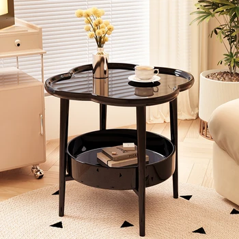 Современный приставной столик для хранения Органайзер для спальни Премиум Минималистичный приставной столик Эстетичный дизайн Пластиковая домашняя мебель Kaffee Tische