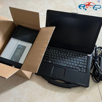 Ноутбук Toughbook CF53 I5 8G Новейшее Программное Обеспечение для Автоматического Профессионального Сканера MB Star Diagnosis Tool C5 Compact Wifi Connect