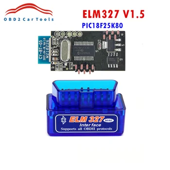 Супер Мини ELM327 Bluetooth OBD2 V1.5 Elm 327 V 1.5 OBD 2 Автоматический Диагностический OBD Сканер Для автомобиля Elm-327 OBDII Code Диагностический Инструмент