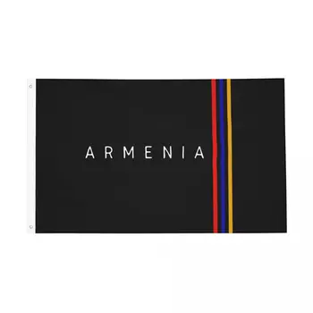 Флаг Армении, двусторонний баннер в помещении и на открытом воздухе, Армянский флаг, Декор стен в домашней комнате общежития из полиэстера