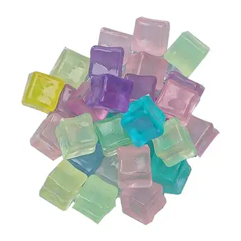 Акриловые кубики льда Реквизит для фотосъемки Кубики льда квадратной формы для домашних мероприятий