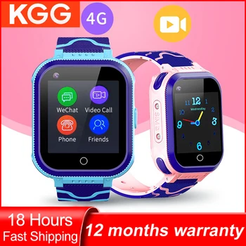 T3 Детские смарт-часы 4G видеозвонок GPS smartwatch 2,4 G /5G WiFi 0,3 миллиона пикселей HD Камера IP67 Водонепроницаемые детские умные часы