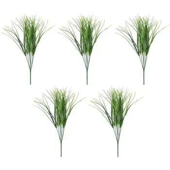 Искусственные растения с низкими эксплуатационными расходами, реалистичная искусственная трава, цветочные композиции для домашнего декора, набор из 5-7 декоративных веток