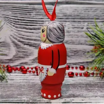 Рождественская фигурка Санта-Клауса Многофункциональные Экологически чистые деревянные украшения для Рождественской елки, 3d Забавный кулон Санта-Клауса