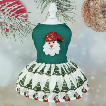 Рождественские Платья для кошек и собак, одежда для маленьких собак, Летнее Рождественское Косплейное платье для кошек и собак, Нарядное платье для щенков принцессы