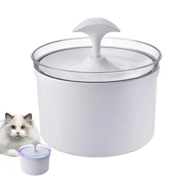 Автоматический фонтан для воды для кошек, миска для воды для собак со светодиодной подсветкой, дозатор для воды для собак с умным насосом для кошек и собак Несколько