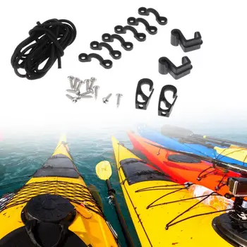 Набор палубного такелажа, аксессуары для хранения рыболовных снастей, банджи-набор с крючками для банджи-шнура