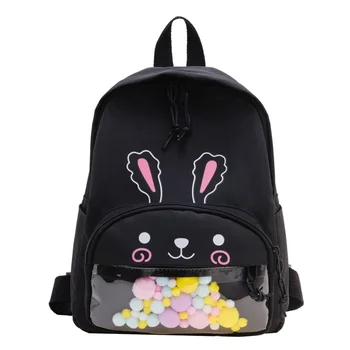 Маленький рюкзак для детского сада, милые школьные сумки для детей, мультяшный рюкзак Kawaii Bookbag с принтом кролика, мини-рюкзаки для путешествий
