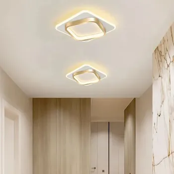 Новый современный светодиодный потолочный светильник Простой балконный светильник для дома, коридора, крыльца, потолочный светильник для гардероба Nordic Wind