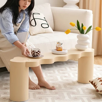 Табуретки Nordic Creative Wave Дизайнерская скамейка Мебель для гостиной Диван Пуфики Табуретки для спальни Табуретки для смены обуви