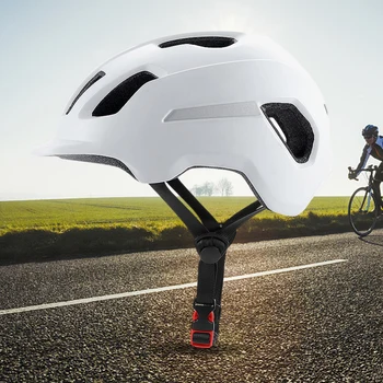 WEST BIKING Защитный шлем Светоотражающий Безопасный шлем для верховой езды Ударопрочное Защитное снаряжение для велосипеда Электрический скутер