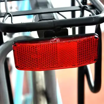 Новый Высококачественный Велосипедный Отражатель Светоотражающий Задний Велосипед Аксессуары Для Велосипедов Предупреждающий Красный Дорожный Объектив Защитный Руль Велосипеда Lig C0E4