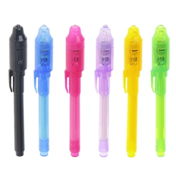 6 шт./компл. Невидимая ручка со встроенным ультрафиолетовым излучением Для безопасности использования