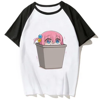 Bocchi the Rock, манга Ryo, топ, женские дизайнерские футболки с аниме, японская одежда для девочек
