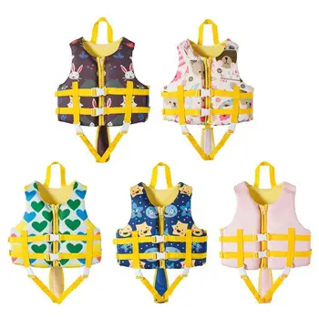 Летняя детская одежда для плавучести, жилет для плавания с маской и трубкой, ткань