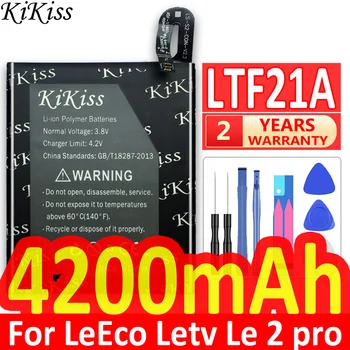 KiKiss Аккумуляторная Батарея Емкостью 4200 мАч Для LeEco Letv Le Phone Le 2x620/Le 2 Pro Le2 Pro X520 X527 Сменные Батареи LTF21A