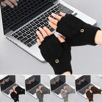 Перчатки с подогревом, зимние перчатки с электрическим подогревом, унисекс для полных и половинных рук, теплые тепловые перчатки для холодной погоды, моющийся дизайн