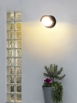 Наружный настенный светильник, квадратный настенный светильник для внутреннего двора, лампа для коридора, внешняя стена, настенный светильник для балкона