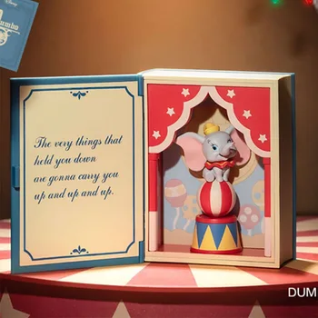 Фигурки Диснея Дамбо Игрушки Disney X Pop Mart Movie Коллекция кукол с фигуркой Слона Дамбо