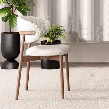 Обеденный стул из массива дерева в скандинавском стиле, современный минималистичный ресторан, дизайнерские обеденные стулья Dine Lazy, Высокоэластичная мебель для дома Cadeira