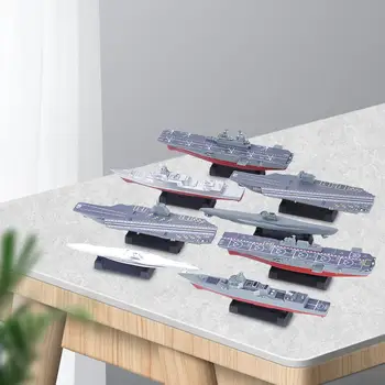 Коллекция кораблей военно-морского флота из 8 предметов, Современная Модель Военного Корабля, Игрушка для взрослых, Подарки для детей