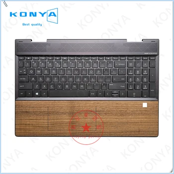 Новый Оригинал Для ноутбука HP ENVY X360 15-DR 15-DS Серии TPN-W142 С Подставкой для рук, Верхняя Крышка корпуса С клавиатурой с подсветкой L47470-DH1 B31