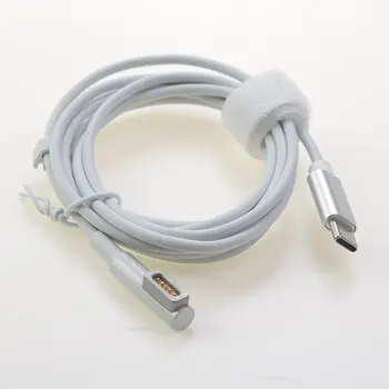 L-образный кабель питания PD, подходящий к внутренней жиле USB C для старых и новых ноутбуков Apple, Магнитный кабель для зарядного устройства Apple Macbook длиной 1,8 м