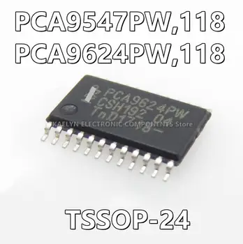 10 шт./лот PCA9547PW, 118 PCA9547PW, PCA9624PW, 118 PCA9624PW Интерфейс переводящего мультиплексора Светодиодный драйвер с 8 выходами Линейный 24-TSSOP
