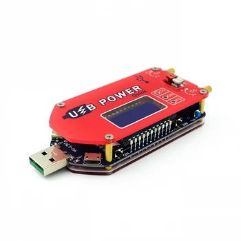 DP3A Цифровой дисплей USB регулируемый модуль питания постоянного тока 1-30 В 15 Вт QC 2,0 3,0 FCP Быстрая зарядка лабораторный источник питания regulador