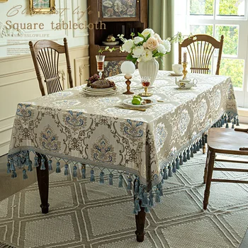 Скатерть для стола, прямоугольная скатерть для чайного стола, элитная скатерть для стола, высококачественный коврик для стола