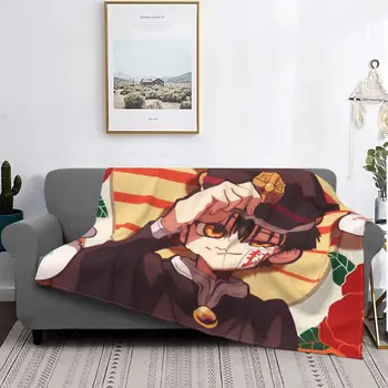 Одеяло Jibaku Shounen Hanako Kun из аниме, милое фланелевое винтажное теплое одеяло для постельного белья в гостиной, весна/осень