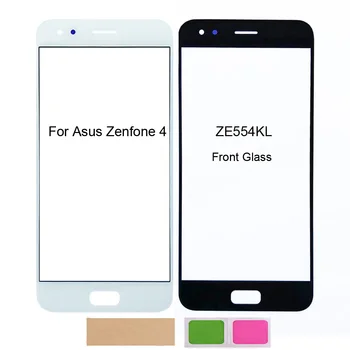 Для Asus Zenfone 4 ZE554KL Запасные части для телефона с сенсорным экраном и передней стеклянной панелью