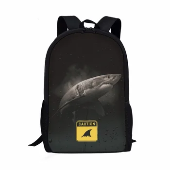 Школьная сумка с рисунком морских акул для школьников, сумка для мальчиков и девочек, детская сумка для книг, повседневный рюкзак для хранения, рюкзак для путешествий для подростков