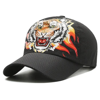 Кепки для гольфа Scream Tiger Roar, унисекс, легкие кепки с козырьками, солнцезащитные шляпы с животным рисунком, дышащая хлопковая бейсболка в стиле хип-хоп Gorras
