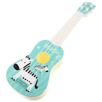 Детская гавайская гитара Мини гитара Пластиковый инструмент Развивающая игрушка для начинающих Музыкальные игрушки для малышей