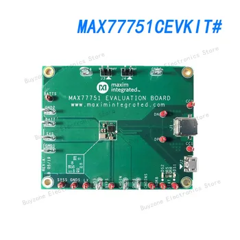 MAX77751CEVKIT # Оценочный комплект, MAX77751CEFG +, управление питанием, автоматическое зарядное устройство USB C